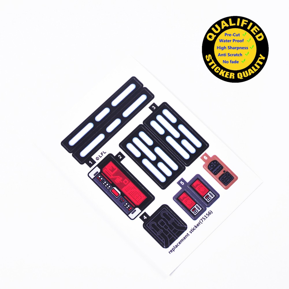 Replacement sticker for set 75156 Precut sticker