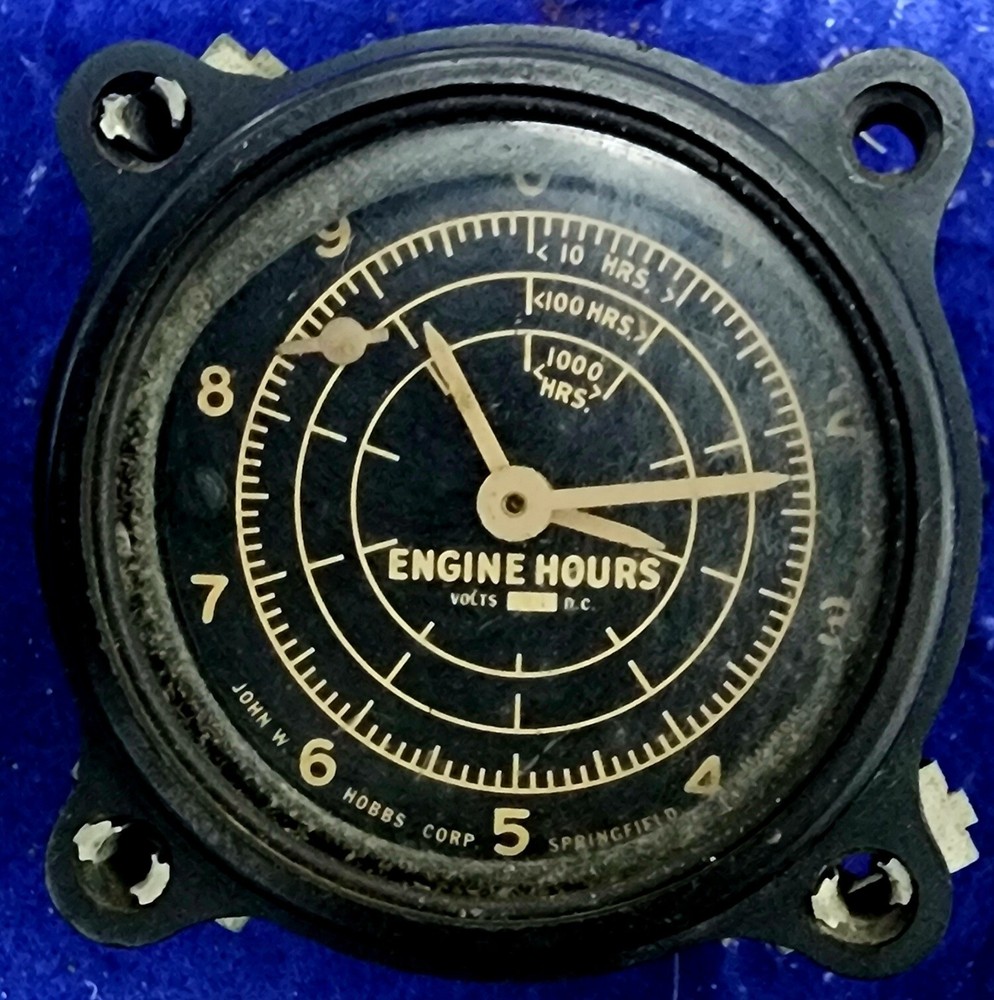 John W. Hobbs Engine Hours Indicator Aviation