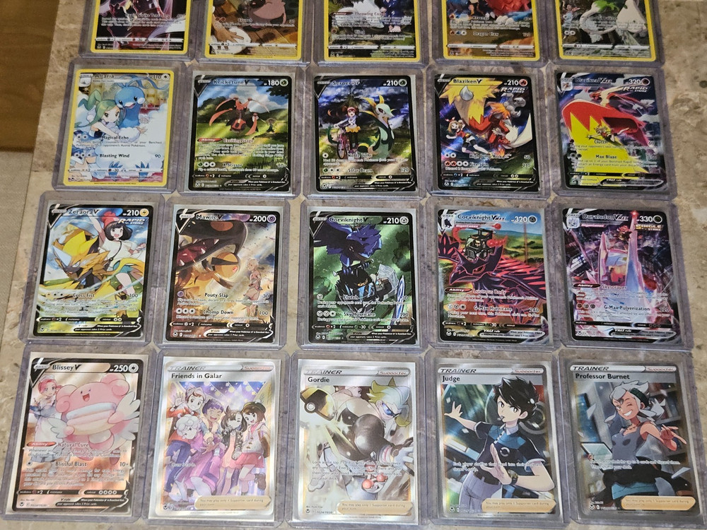 Pokémon SILVER TEMPEST 100% Complete Master Set + Trainer Gallery Graded Cards