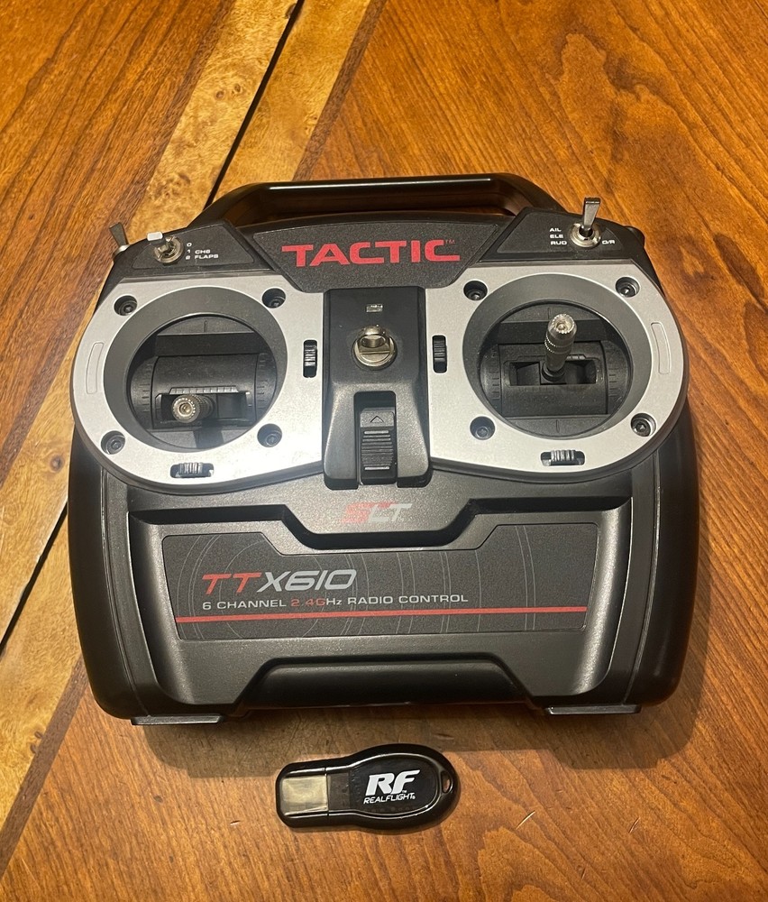 Tactic SLT TTX610 Transmitter for Realflight +Wireless Computer Dongle