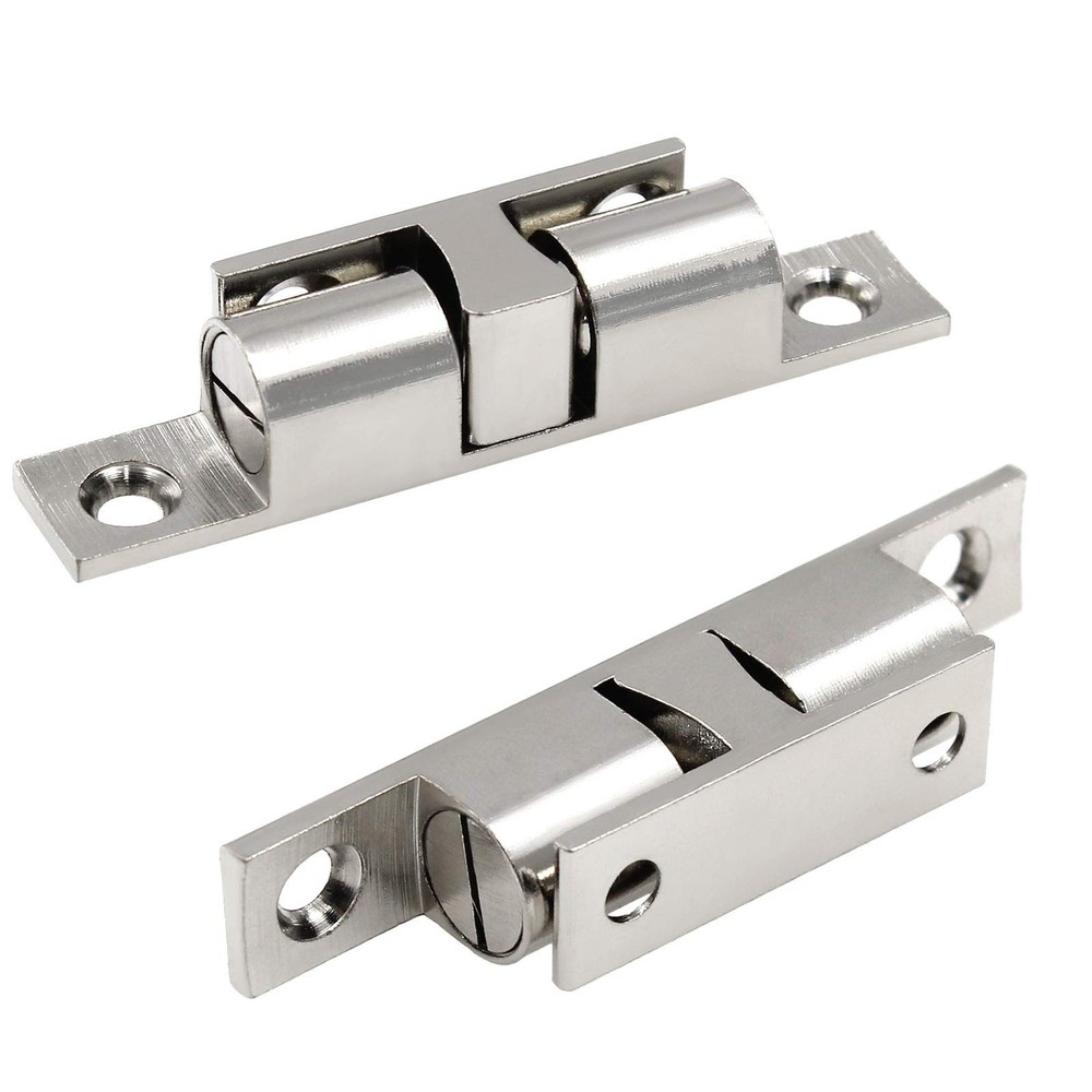 5Pcs 2.75"/ 70mm Double Ball Tension Roller Catch Latch, Solid Brass Hardware...