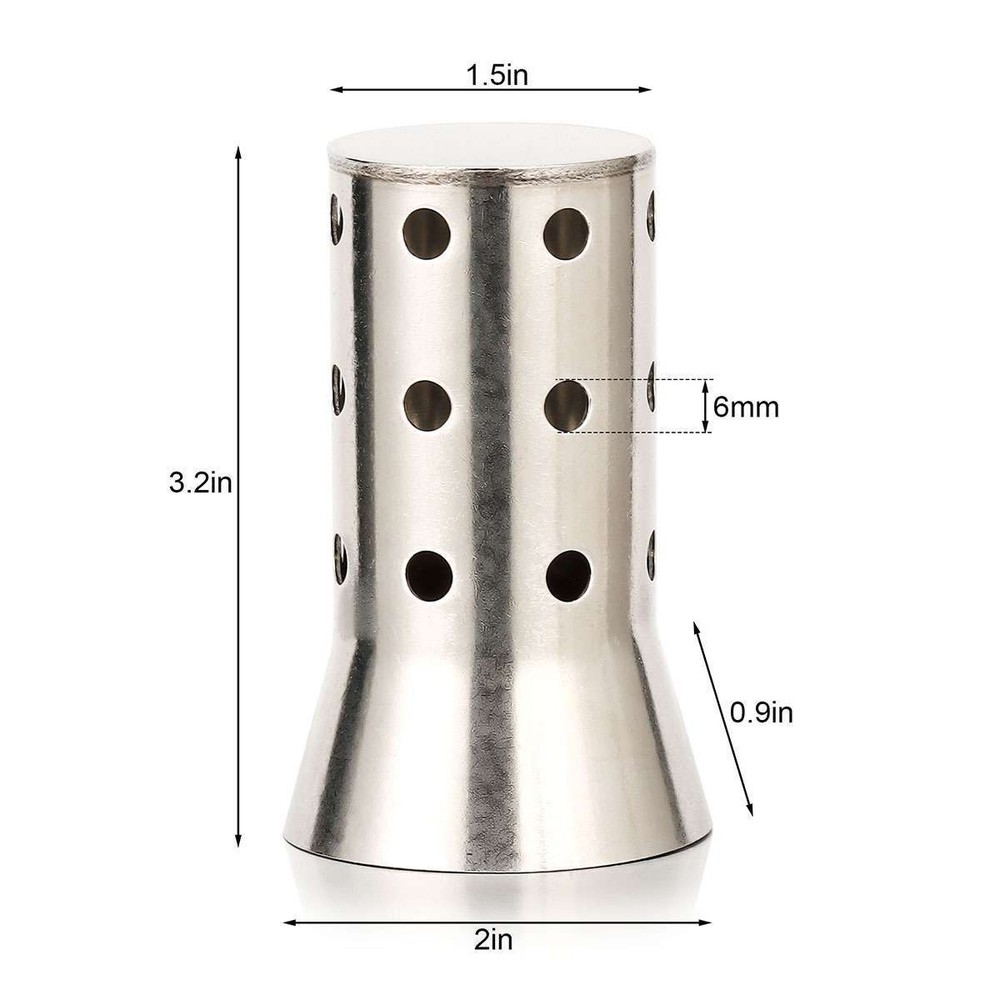 2Pcs Universal Motorcycle Exhaust Pipe Muffler Insert Baffle DB Killer Silencer