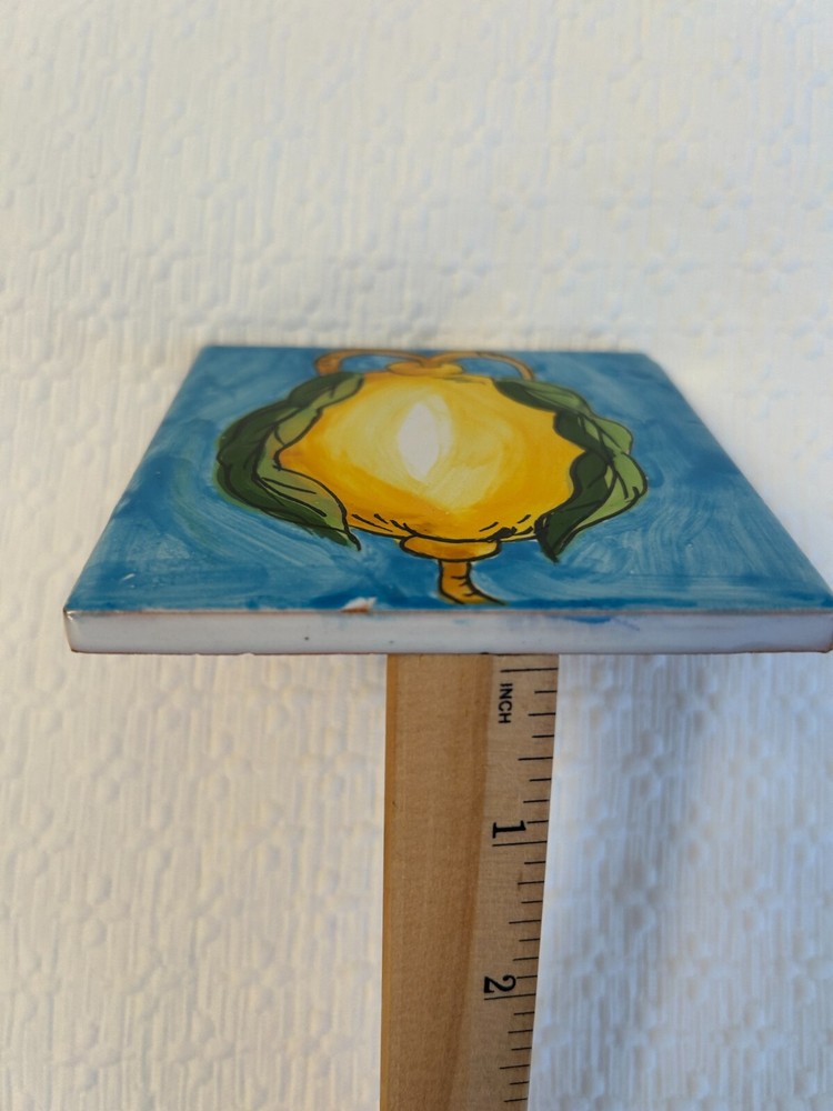 Decorative Ceramic Art Tile from Amalfi, Italy