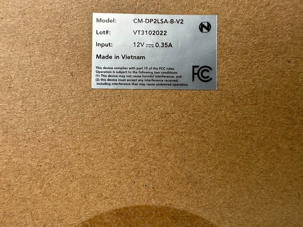 Night Owl CM-DP2LSA-B-V2 confirm DVR or camera model