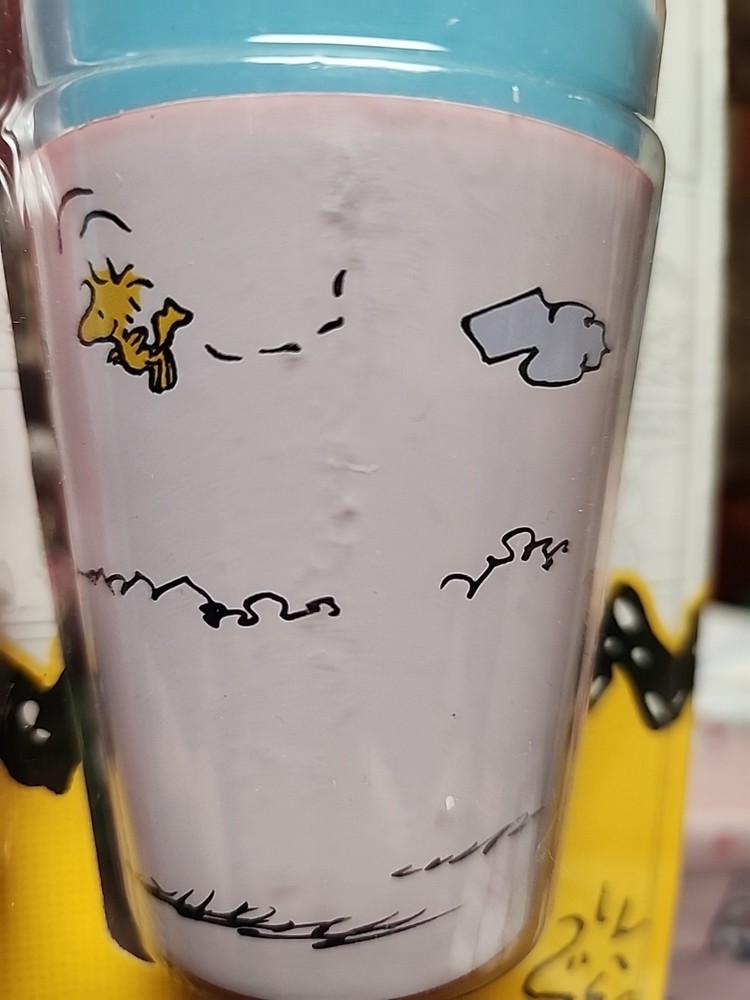Peanuts Snoopy Toothbrush Set 2 Brushes, 2 Cups, 2 Flip Scene Brush Caps