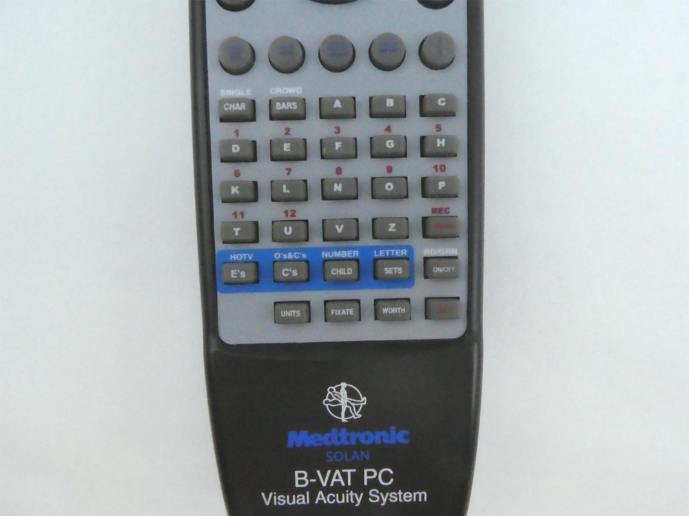 Medtronic Solan B-VAT PC Visual Acuity System Remote Control