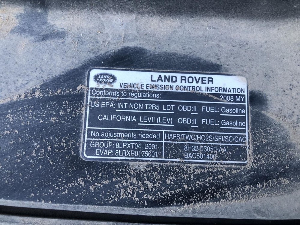 Sun Visor Left Driver Cloth Fits 05-09 RANGE ROVER 963312