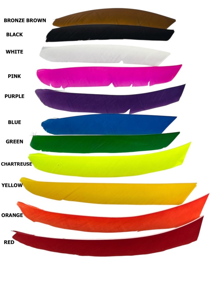 Trueflight Full Length Feathers Left or Right Wing - 1 Dozen