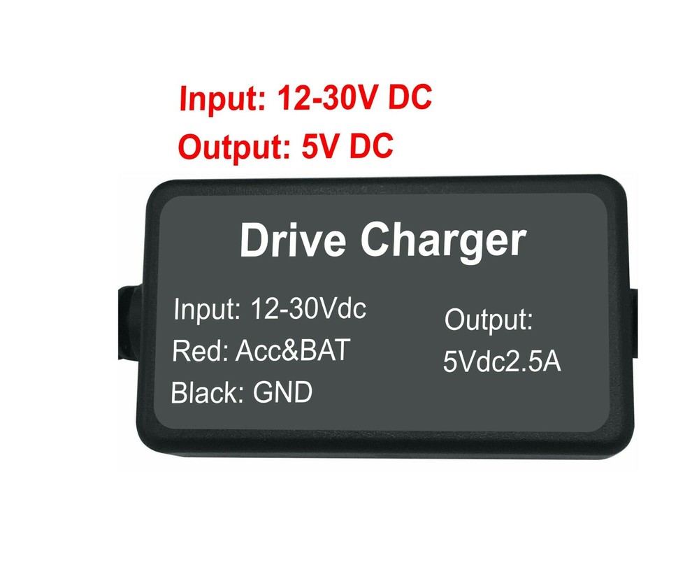 NextBase Dash Cam MINI USB Input Hardwire charger Kit ACU & ACS Plugs Universal