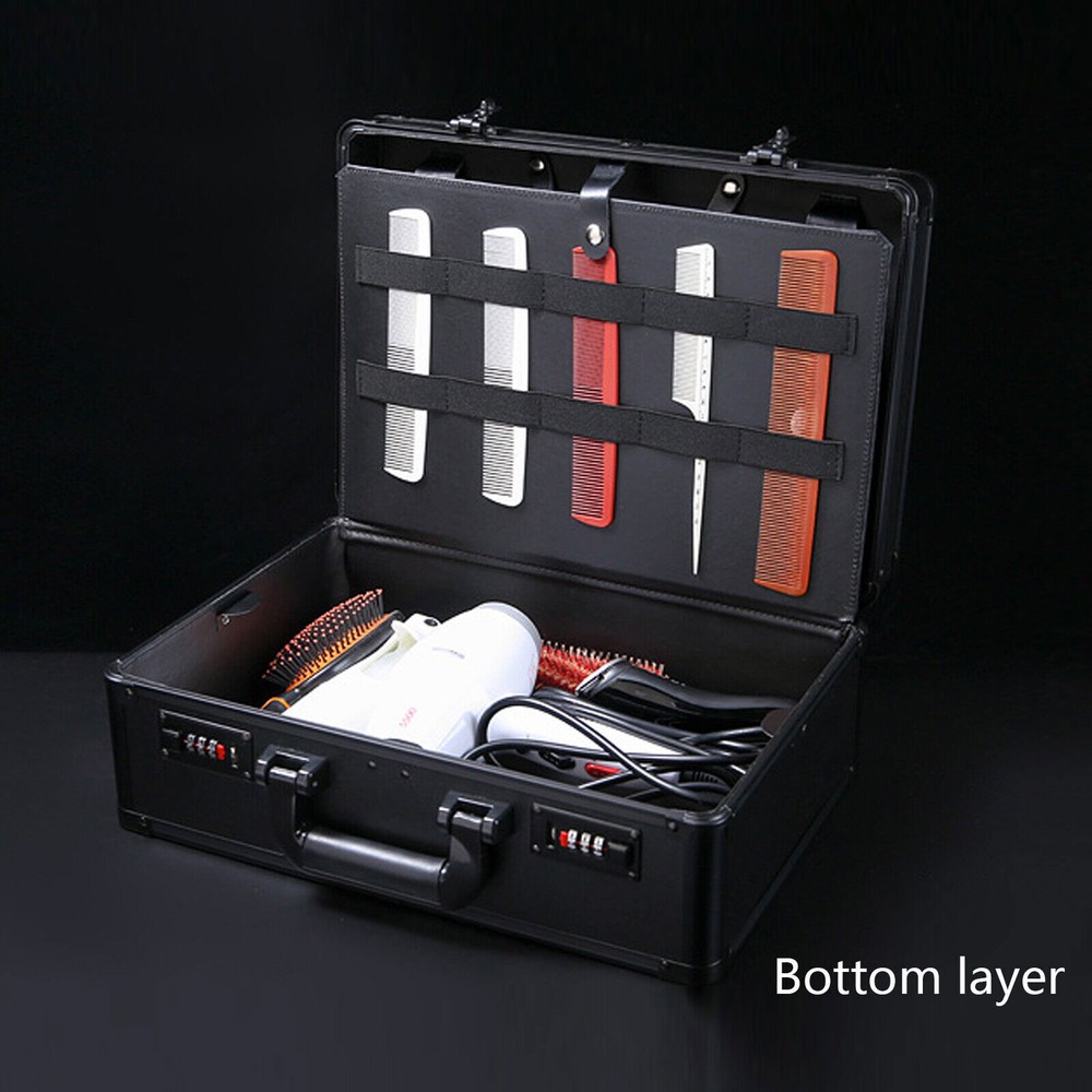 Barber Stylist Suitcase, Carrying Case For Clippers Trimmers Scissors Tool Box