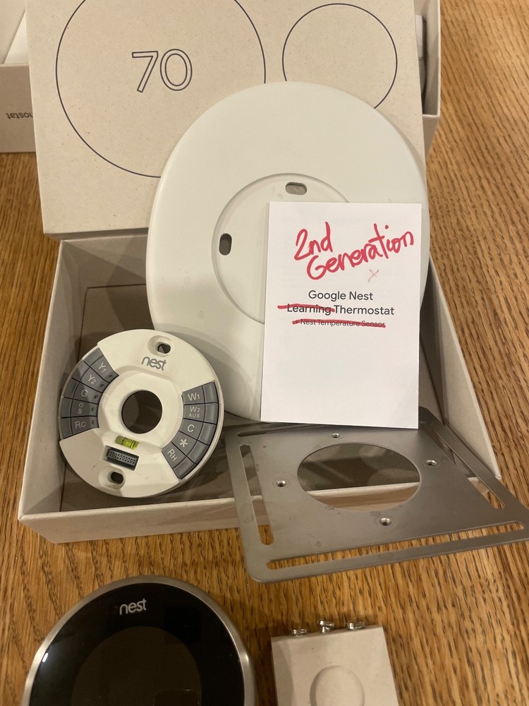 3 (THREE) Google NEST Thermostat 2nd Generation Programmable