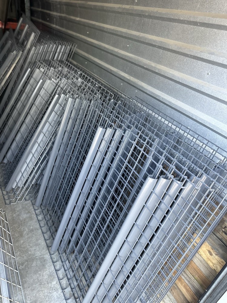 Pallet Rack Racking Shelf  Wire Deck Decking Mesh 4' 48" x46" Waterfall 2500 LB