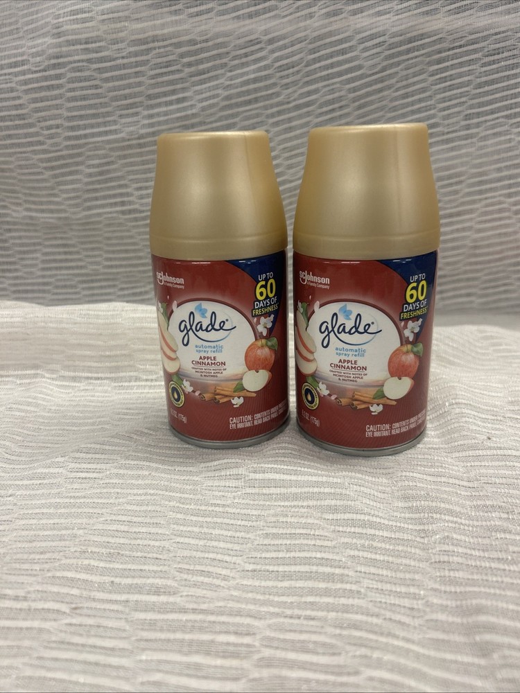 Glade Apple Cinnamon Automatic Refill 6.2 Oz, (pack of 2)