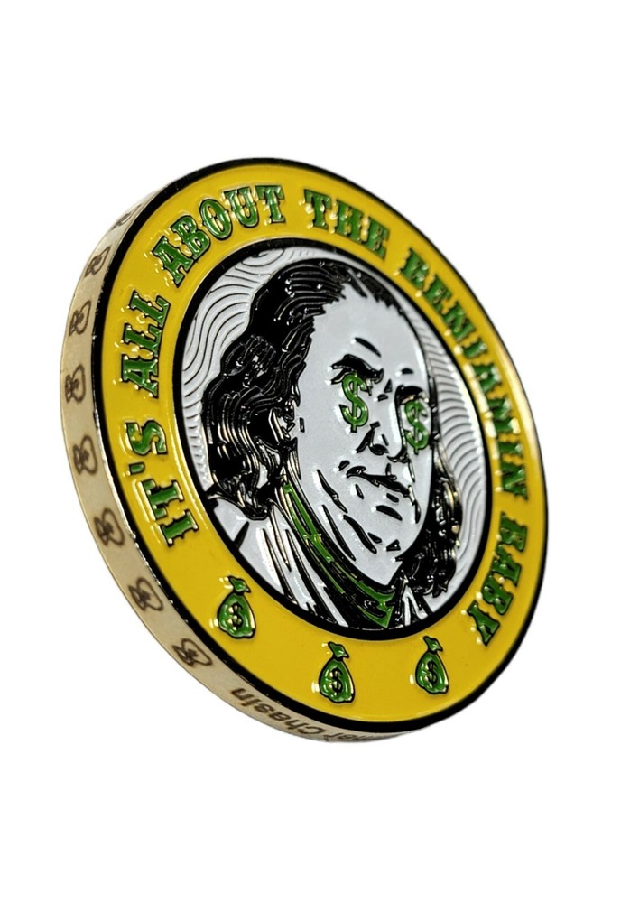 Lottery Coin Scratch off ticket Challenge Coin