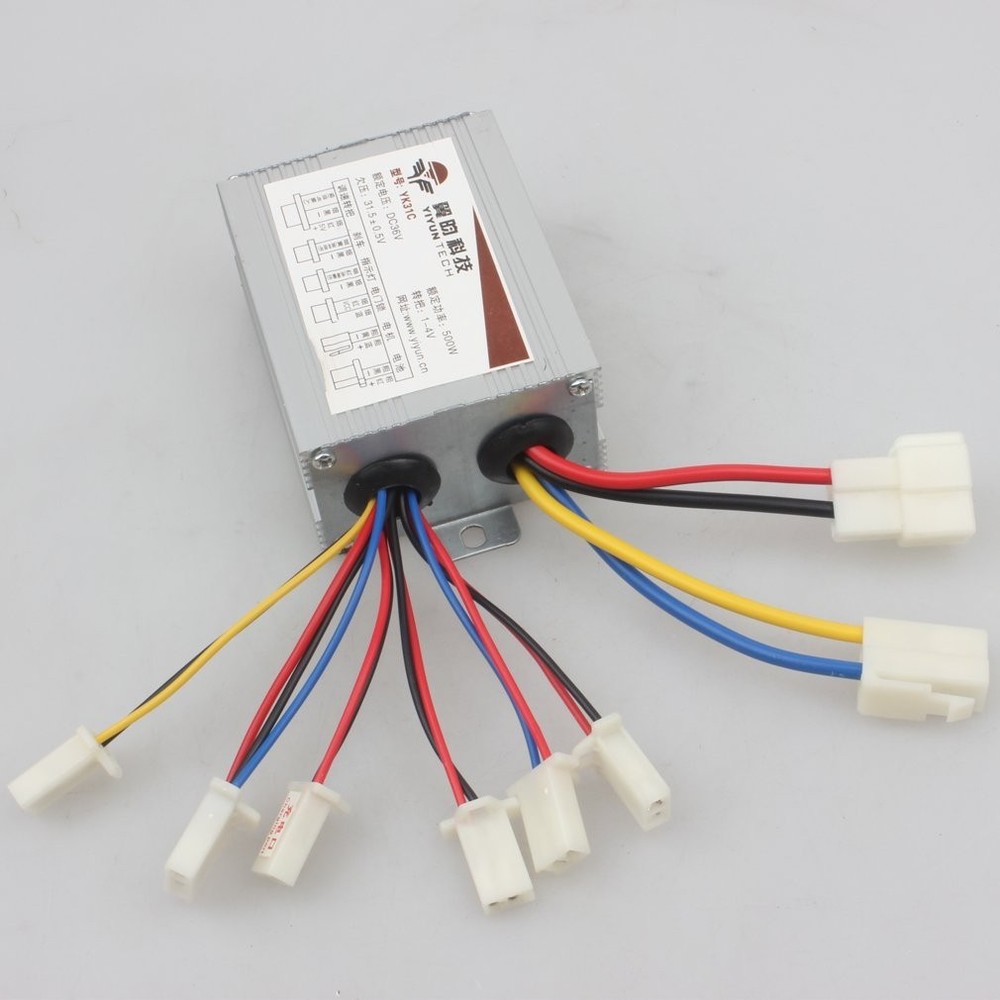 Reliable 36V 500W Controller with Easy Installation for E-Bikes & Tricycles