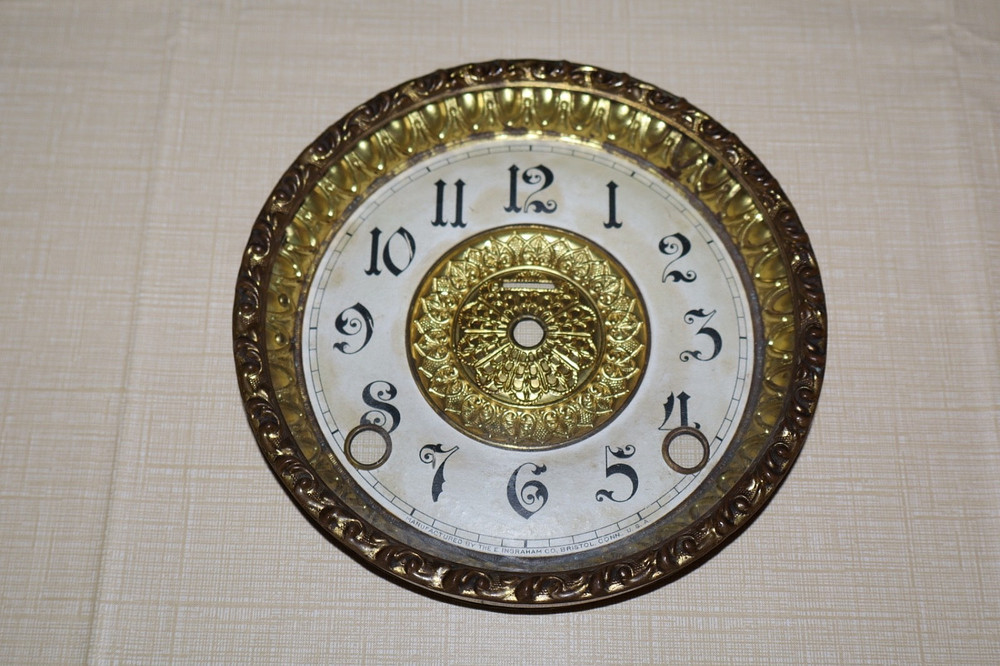 Ingraham Clock Dial and Bezel