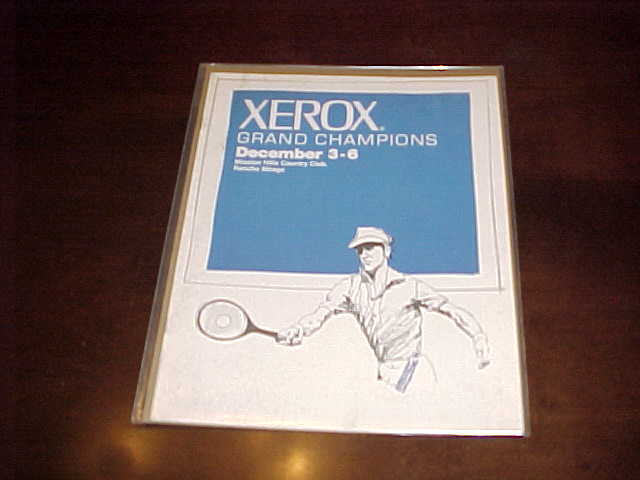 1980 Grand Champions Tennis Program