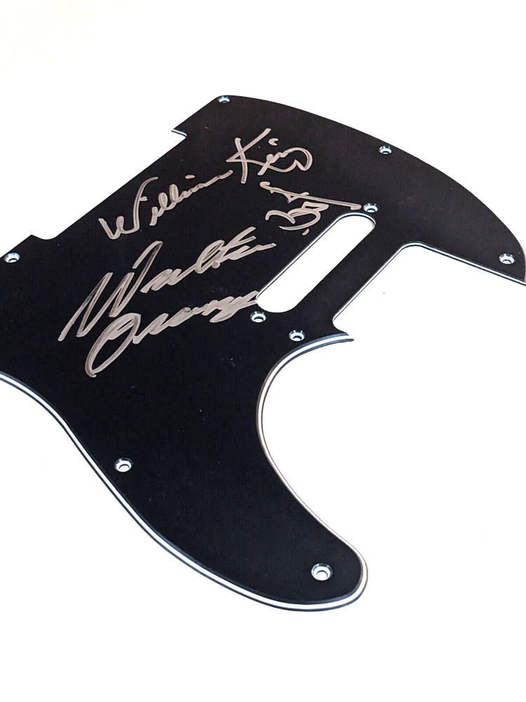 Commodores SIGNED PICKGUARD Nightshift FUNK & SOUL GROUP COA