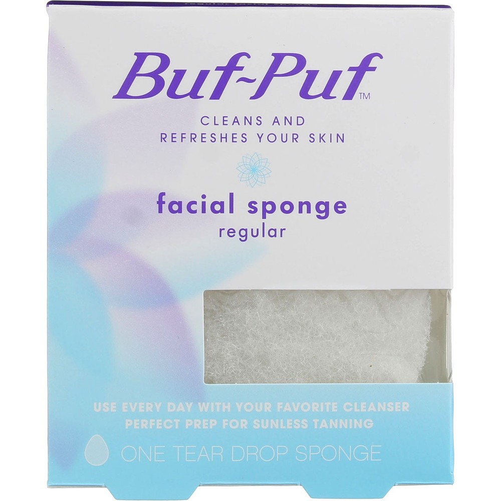 2 Pack Buf-Puf Facial Sponge, Regular