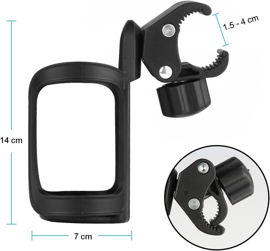Adjustable Clip-on Cup Holder for Walkers & Wheelchairs - Secure Drink Solution
