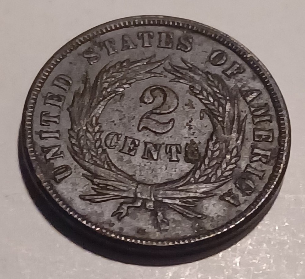 1864 Two Cent Piece 2c High Grade