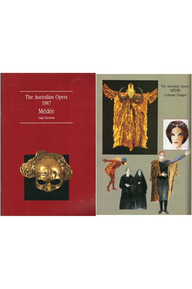 @ AUSSIE THEATRE PROGRAM: MEDEE opera performance Sept 1987 impressive 22 pages