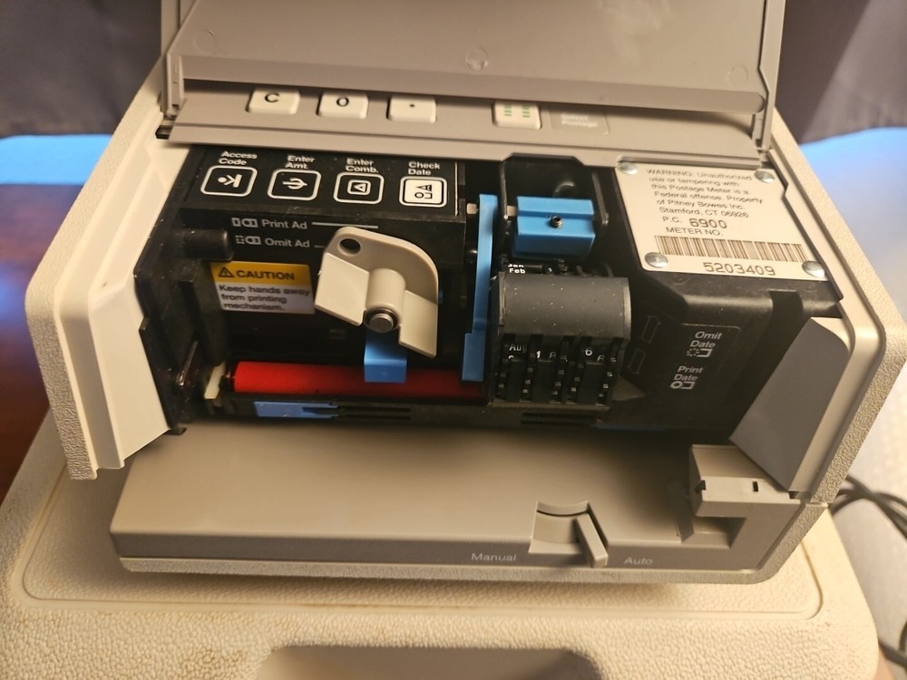 PITNEY BOWES MAIL POSTAGE By PHONE Moeldel 6900