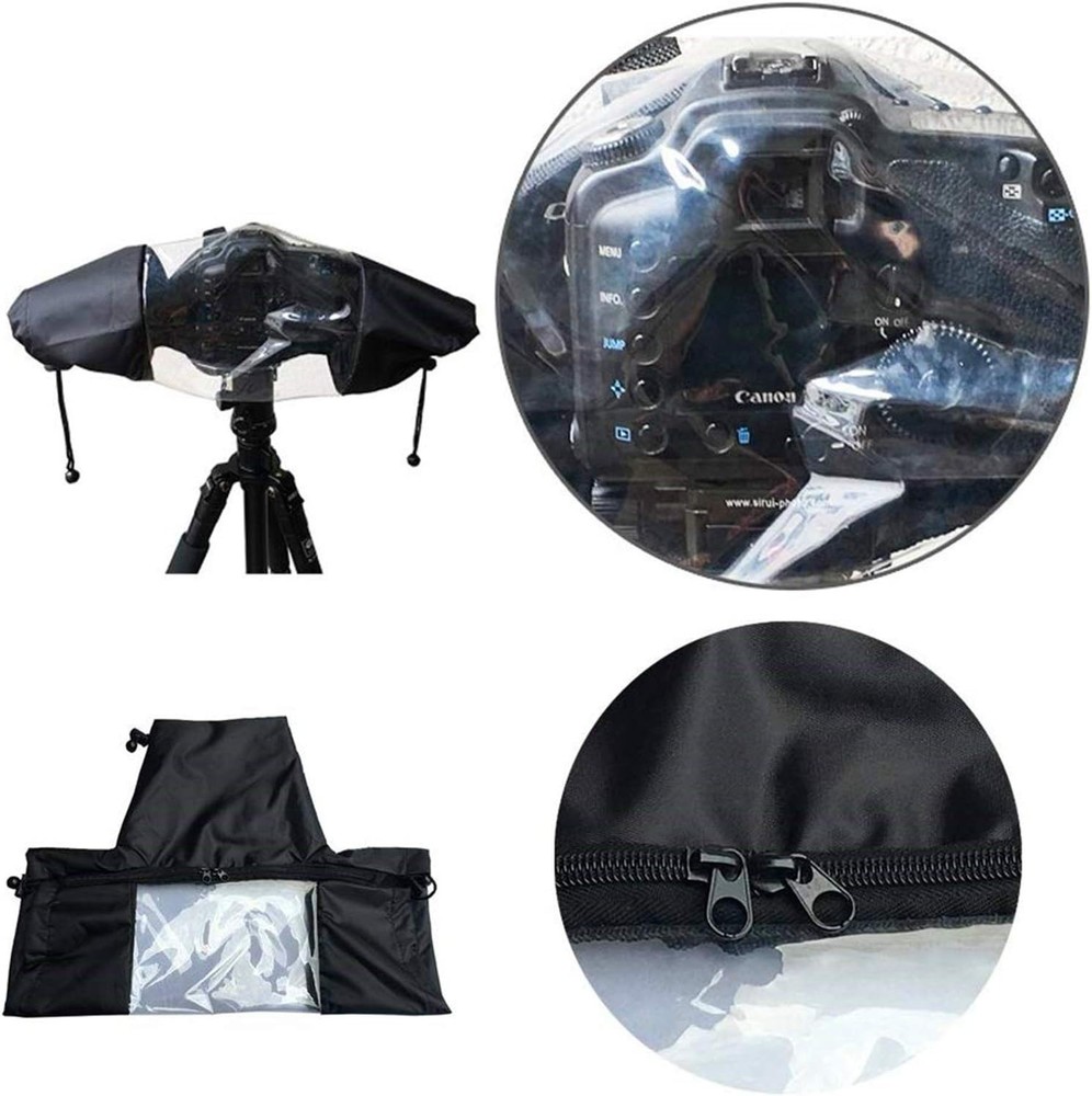 WANBY Waterproof Camera Rain Cover Professional Soft Black