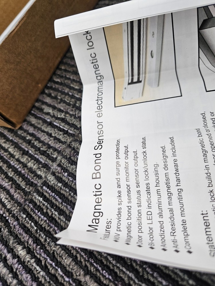 EL-350 Magnetic Bond Sensor Electromagnetic Lock