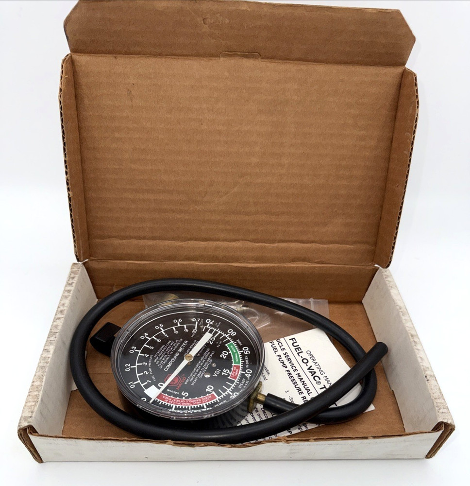 MATCO TOOLS Deluxe Vacuum and Fuel Pump Tester Excellent Condition