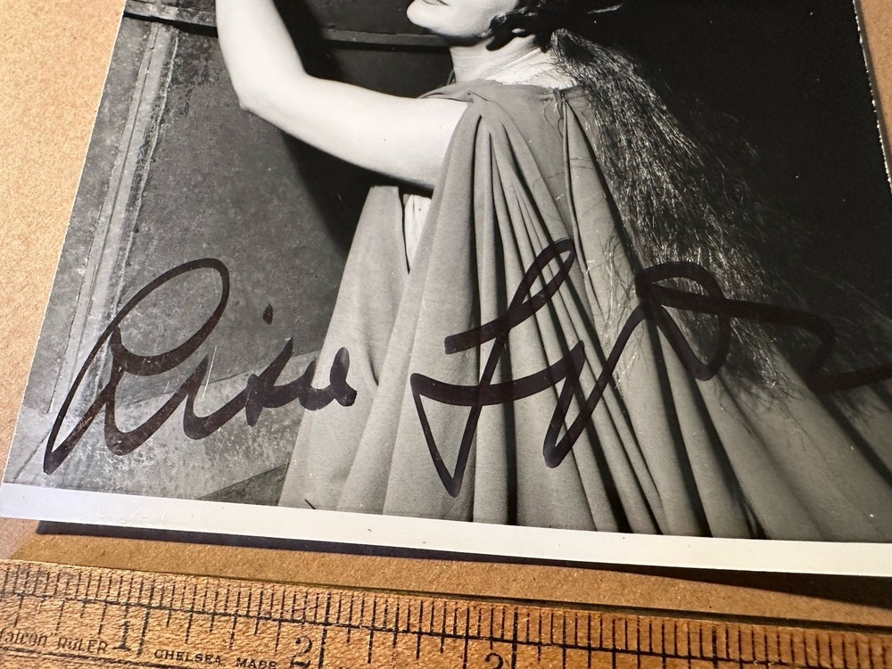 Rita Gorr Opera Soprano Autographed Signed Photo Studio Lipnitzki Dated 1962