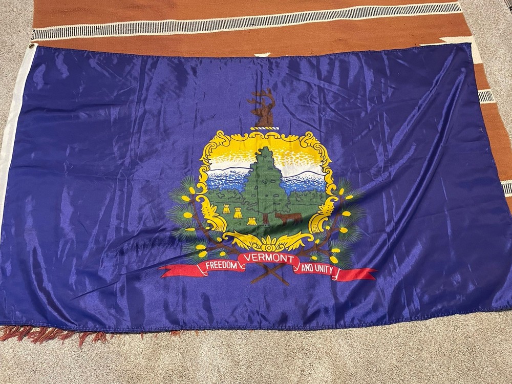 Vermont State Flag Purple 3 X 5 Ft