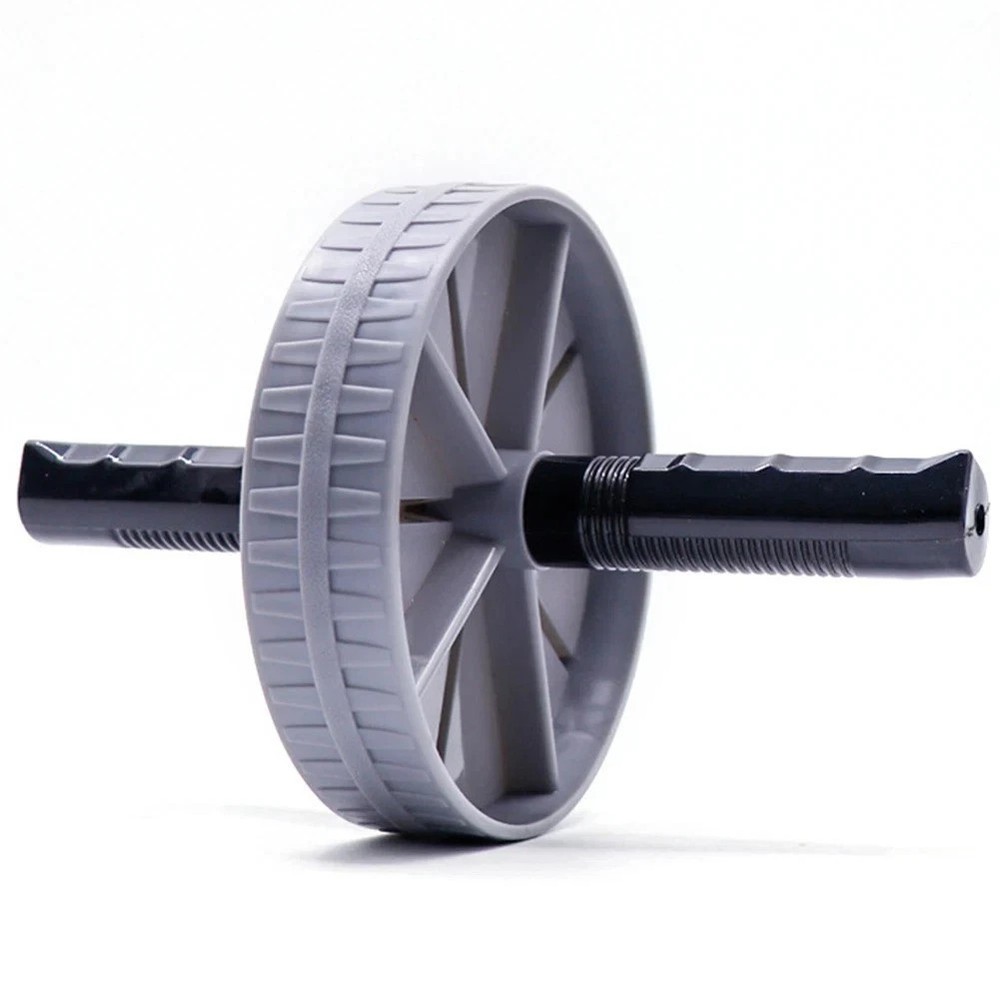 Workout AB Roller Wheel Non Slip Silent Core Trainer Abdominal Exercise Home Gym