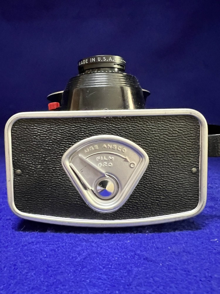 Vintage Ansco Ready Flash Film Camera w/ Case Flash #30 Lens Untested