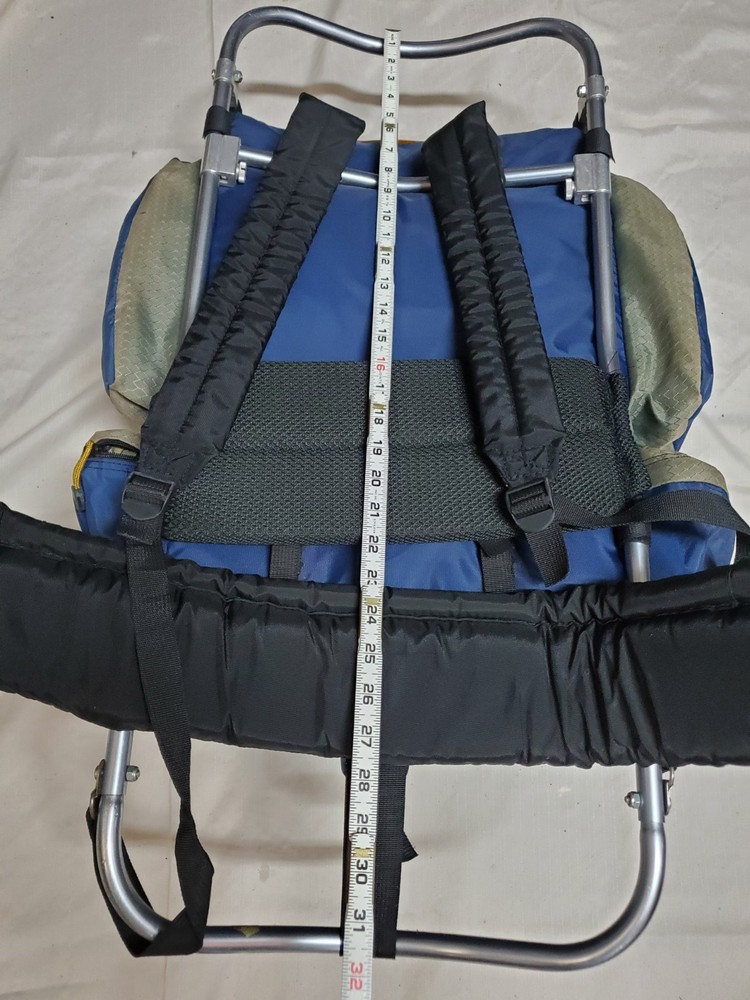 Vintage JANSPORT External Aluminium Frame Hiking Backpack Pack Camping