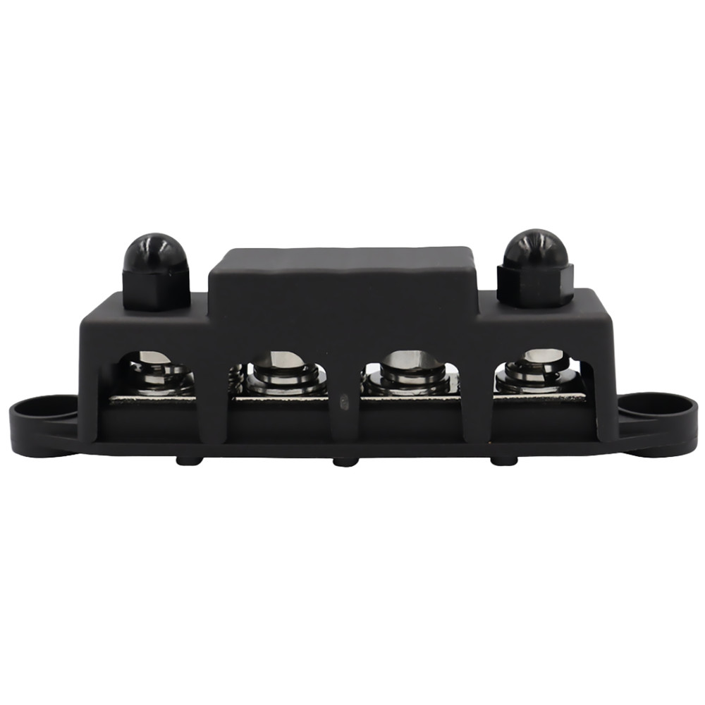 Replacement 5/16" 4 Stud Power and Ground Distribution Block with Cover M8