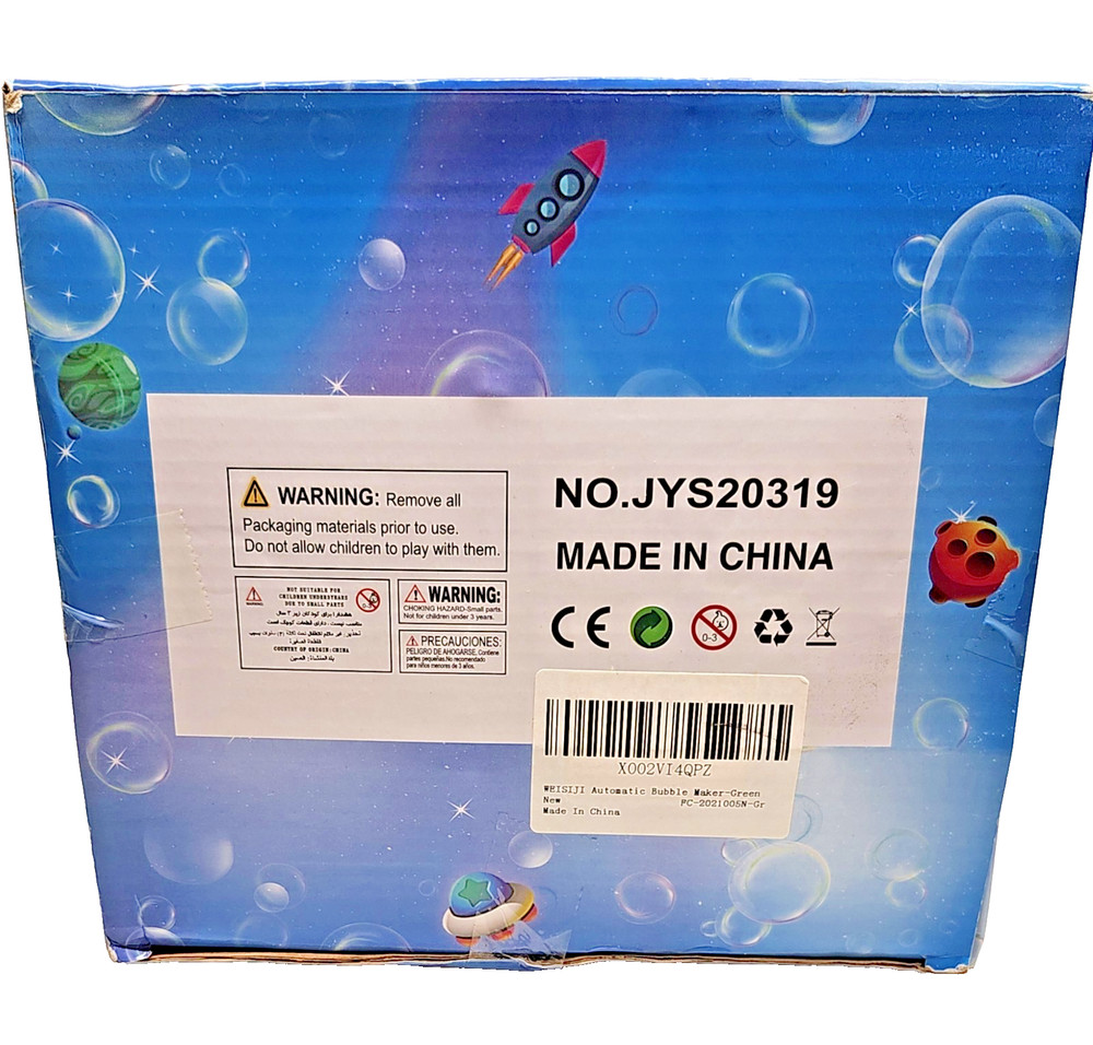 Battery Operated Bubble Machine Kit With Bubble Machine & Solution