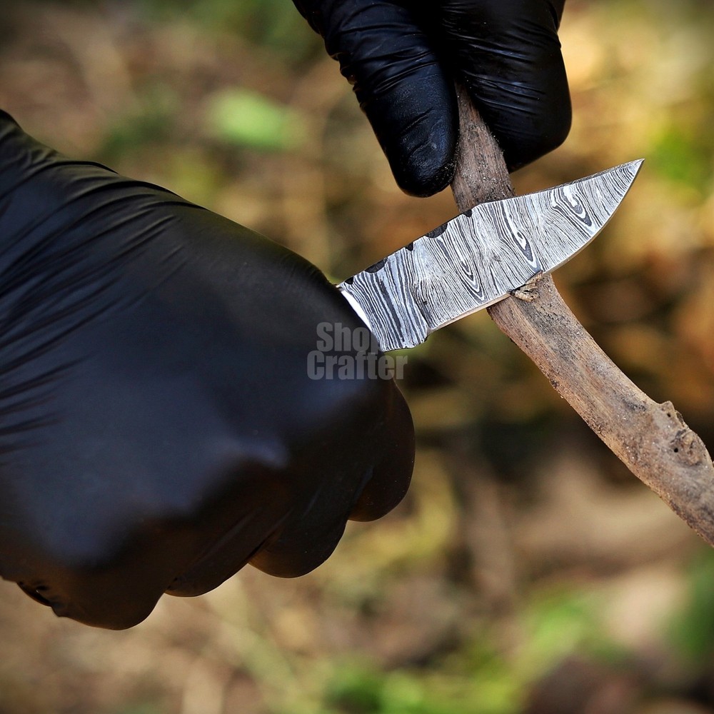 Handmade Damascus Folding Knife, Turquoise Stone Handle Leather Sheath Sharpner.