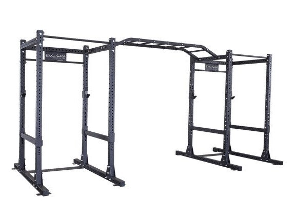Body-Solid SPR1000SSDB Double Power Rack Package w/Power Rack Strap Safeties (Ne