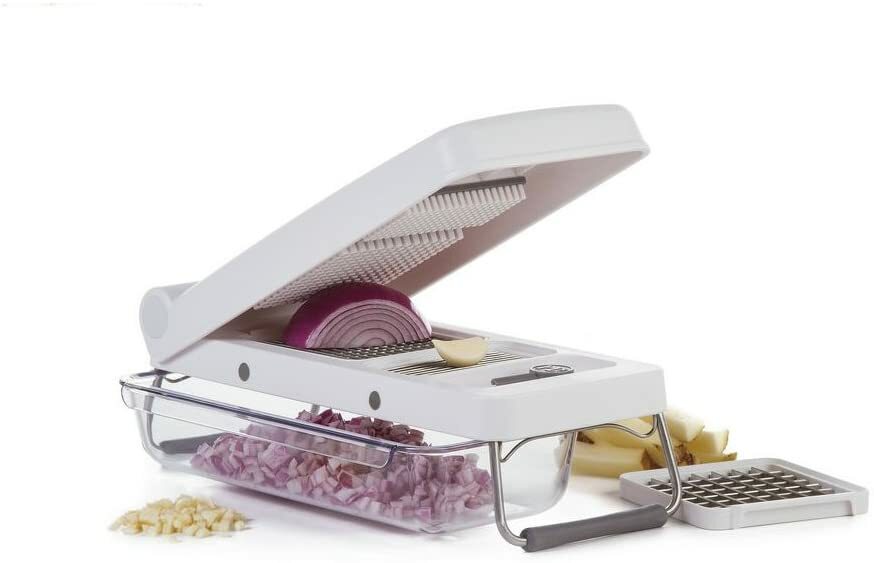PL8 Professional 3 Cup Vegetable Chopper, White