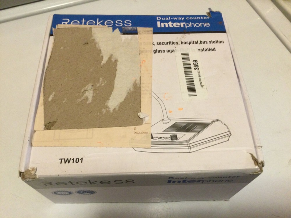 Restaurant, Store Window Speaker System Window Microphone w/Speaker Intercom