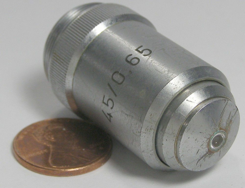 Hacker W.Germany Microscope Objective 45/0,65