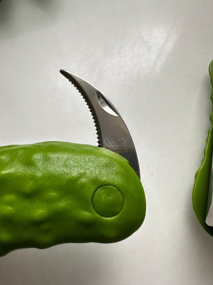 Pair FRED PICKLED Pickle Corkscrews Wine Openers