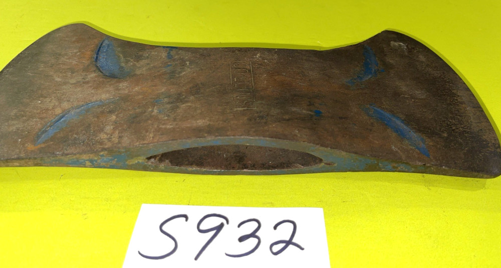 VINTAGE AX COLLINS COMMANDER DOUBLE SIDED BIT PHANTOM BEVELS AX HEAD