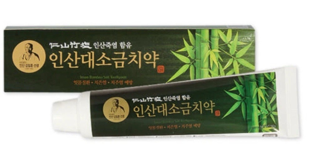 Insan Bamboo Salt toothpaste 160g - 2 Packs / 인산대소금치약