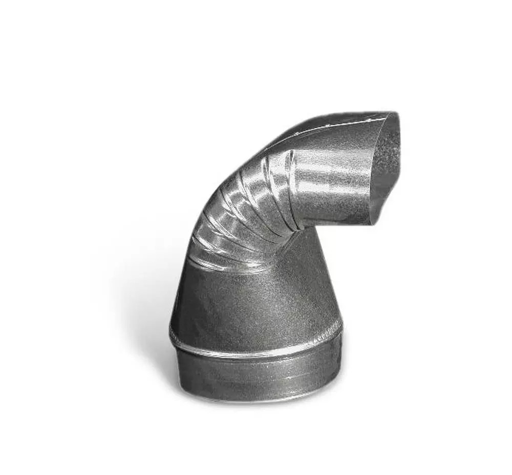 8" 90° Oval to Round Boot