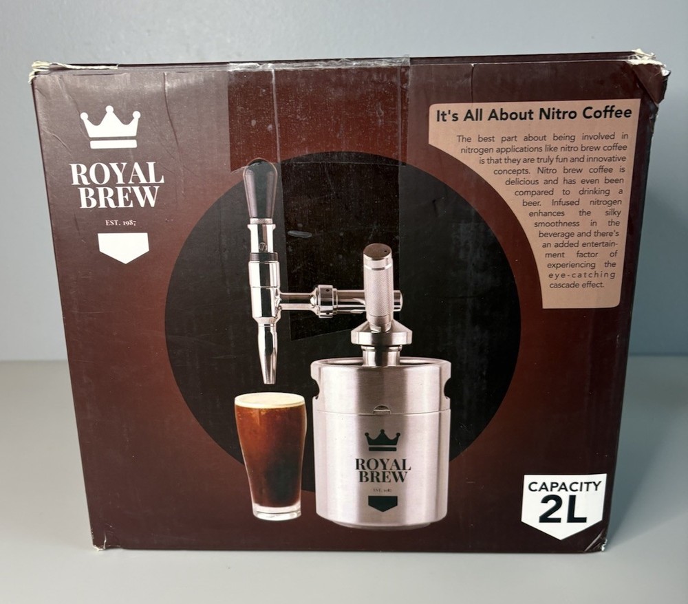 The Original Royal Brew Nitro Cold Brew Coffee Maker - Pre-Owned (READ)