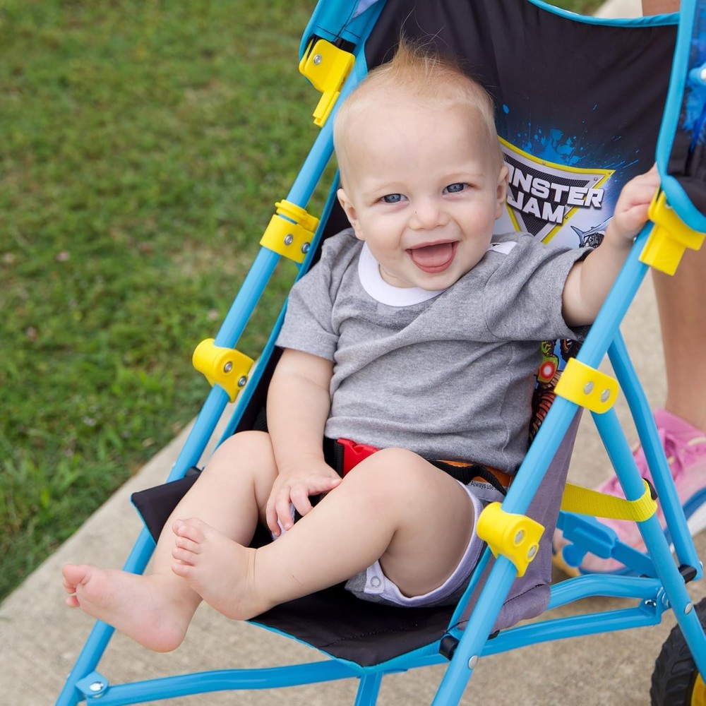 Monster Jam Foldable Baby Stroller Canopy Design