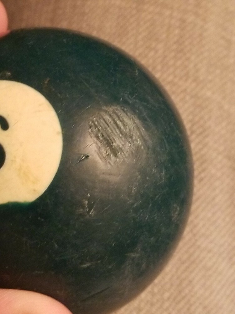 Vintage Bakelite Solid 6 Ball Billiard Pool Replacement 2 1/4" Standard Size
