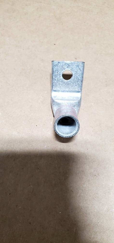 Compression; 1/0 AWG; 1-hole 1/4"; short; 90°